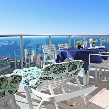 High Rise Apartment On The 39Th Floor With Private Terrace And Sea Views بينايدورم المظهر الخارجي الصورة