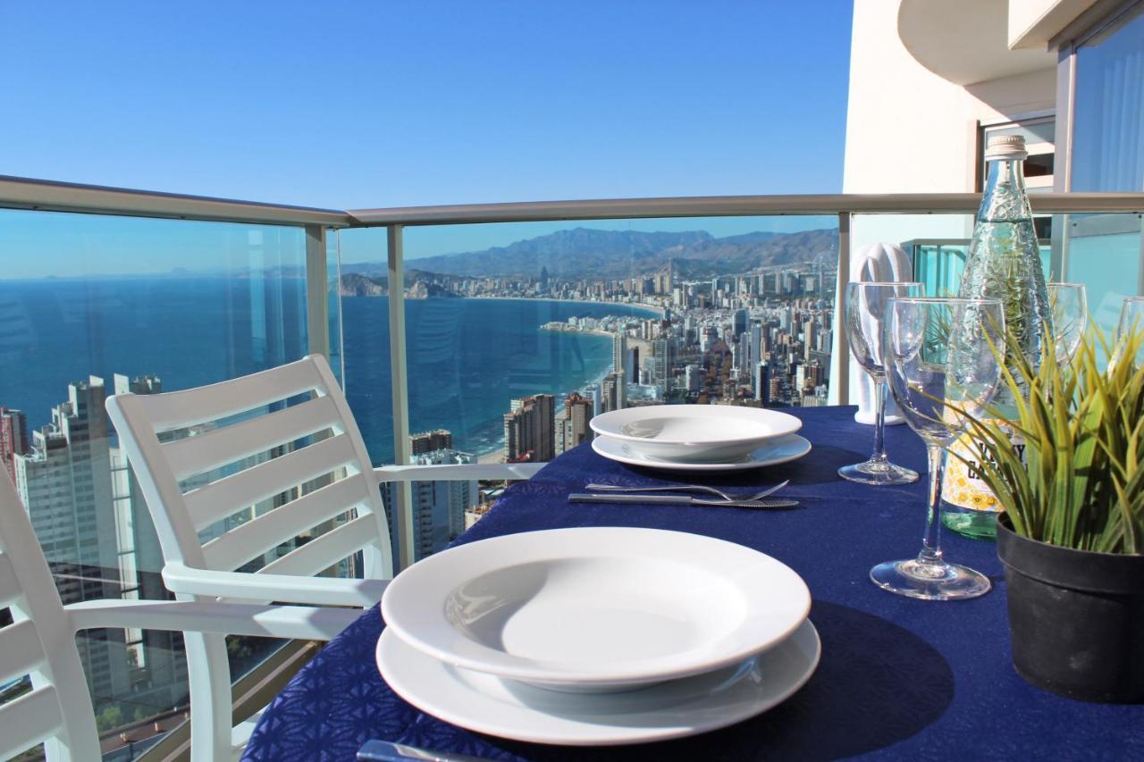 High Rise Apartment On The 39Th Floor With Private Terrace And Sea Views بينايدورم المظهر الخارجي الصورة