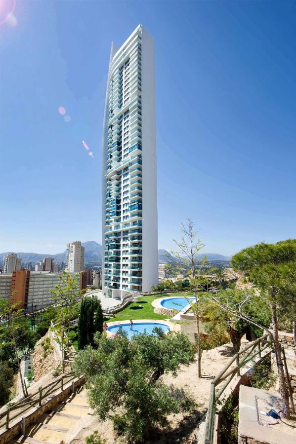 High Rise Apartment On The 39Th Floor With Private Terrace And Sea Views بينايدورم المظهر الخارجي الصورة