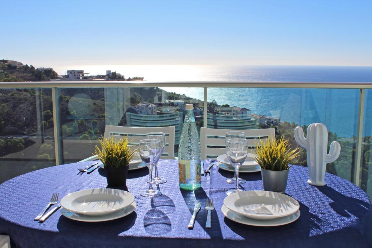 High Rise Apartment On The 39Th Floor With Private Terrace And Sea Views بينايدورم المظهر الخارجي الصورة