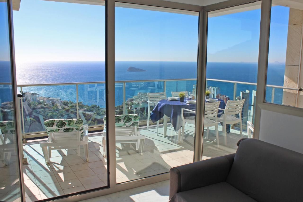 High Rise Apartment On The 39Th Floor With Private Terrace And Sea Views بينايدورم المظهر الخارجي الصورة